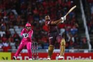 Kieron Pollard batting in CPL 2025 (Image Credits: Getty Images)